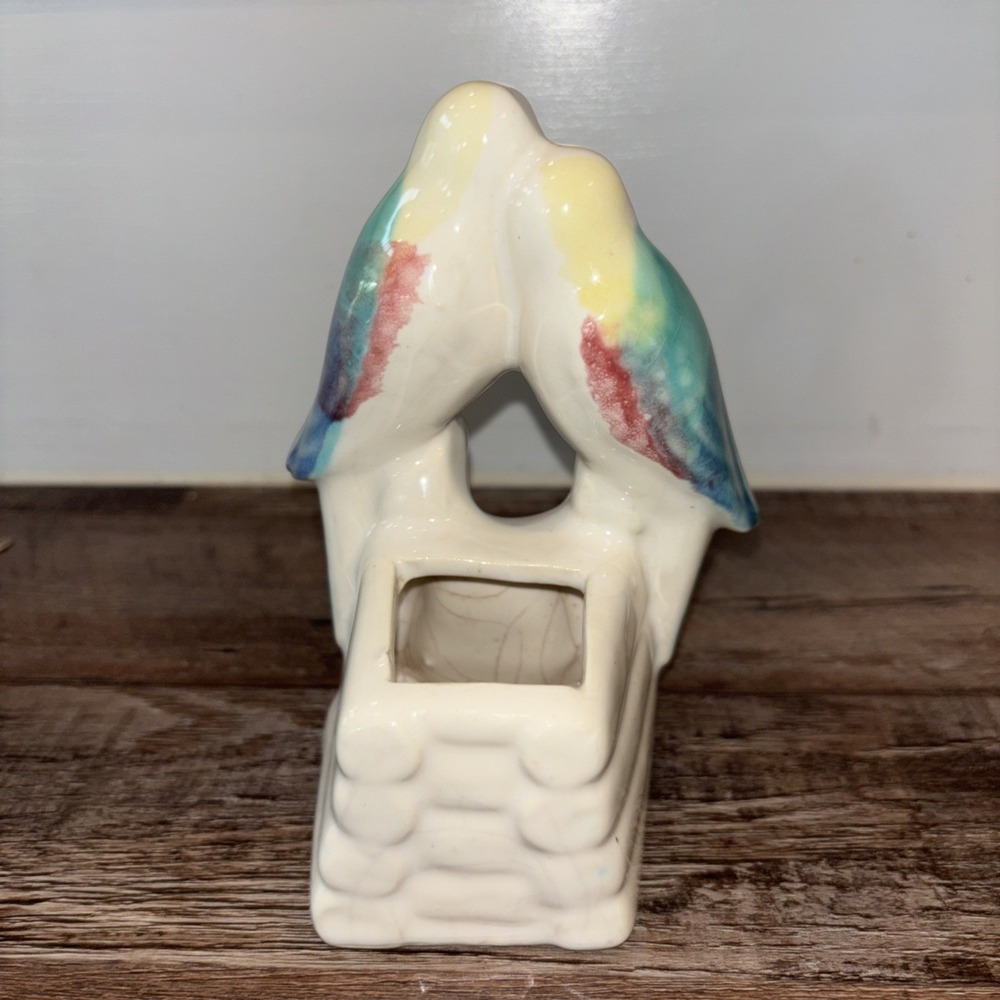 Vintage Mid Century Love Birds Planter / Vase - Picture 3 of 8